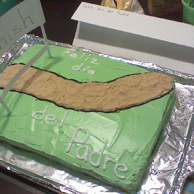 Father's Day Running Cake