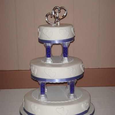 Heart Wedding Cake