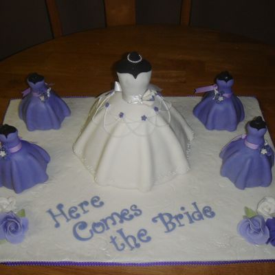 Purple White Bridal Shower