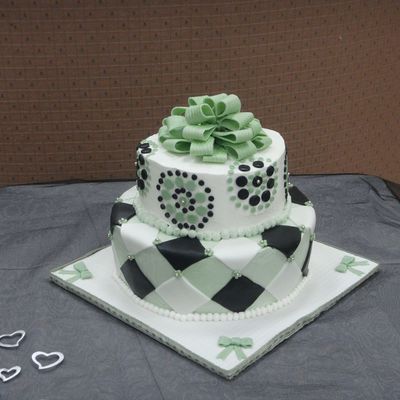 Green & Black Bridal Shower