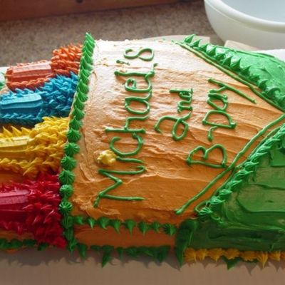Michael's Crayon Box 2Nd Birthday Cake