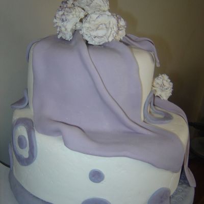 Purple Drapes And Carnations