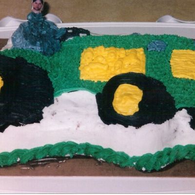 Husband's Tractor Cake
