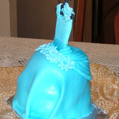 Mini Dress On A Hanger Cake