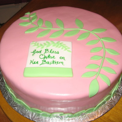 Baptism Cake