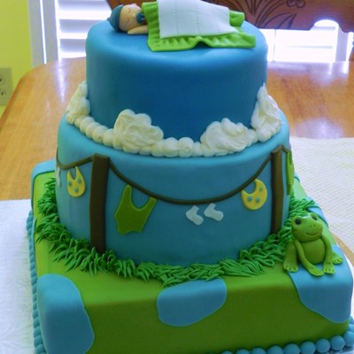 Clothes Line Baby Shower