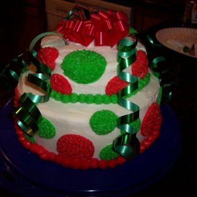 Christmas Birthday Cake