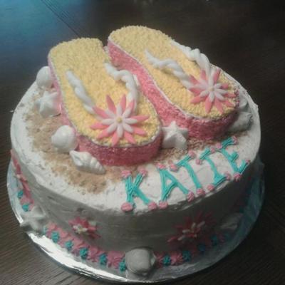 Flip Flop Birthday Cake