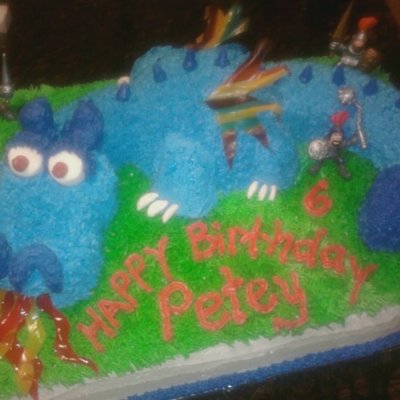 Dragon Birthday Cake