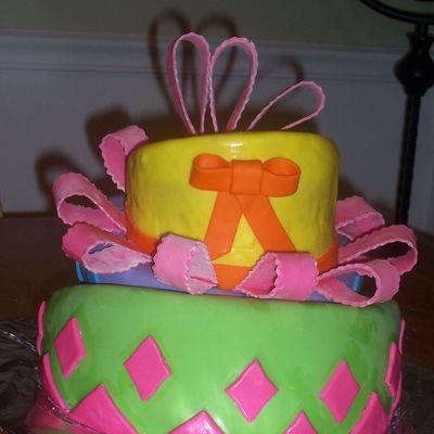 Bright Bday Cake