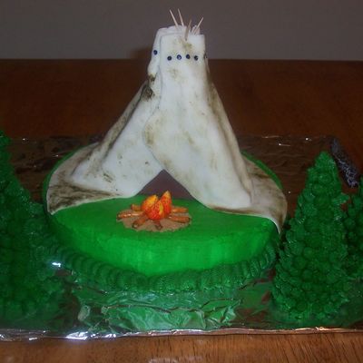 Tee Pee Cake