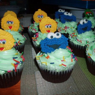 Sesame Street Cupcakes