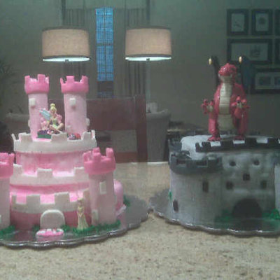 Castles (Tinkerbell/dragon)