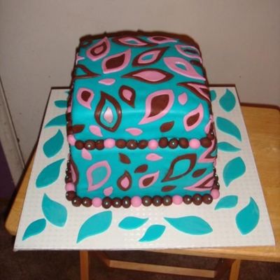 Paisley Birthday Cake
