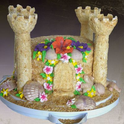 Sand Castle Practice Cake
