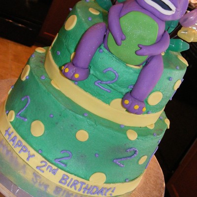 Barney Cake