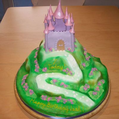 Princess Castle Cake