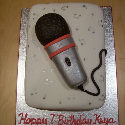 Microphone Cake