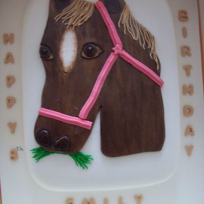 Horse Head Cake