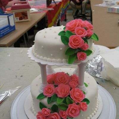 Wilton Course 3 Final Cake