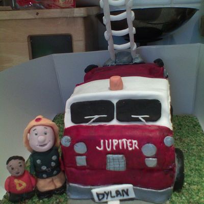 Fire Engine Cake