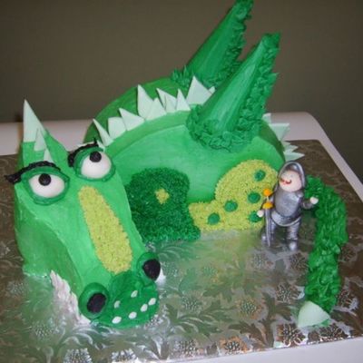 Dragon And Fondant Knight In Shining Armor