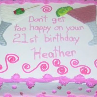 21St Birthday Cake
