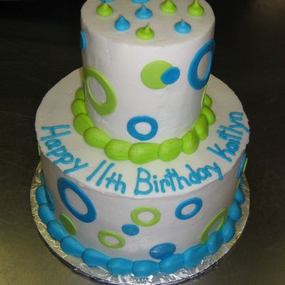 Fondant Circles Cake
