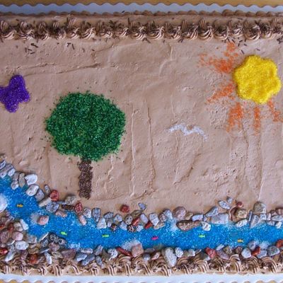 Refridgerator Art Cake For Mom