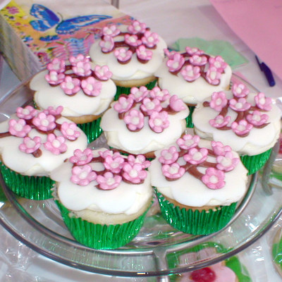 Cherry Blossom Cupcakes