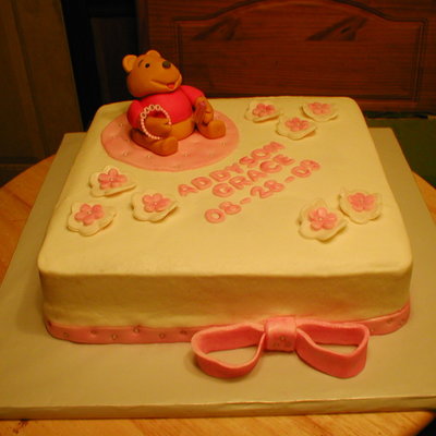 Pooh Baby Shower Cake