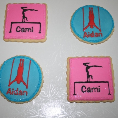 Gymnastics Cookies