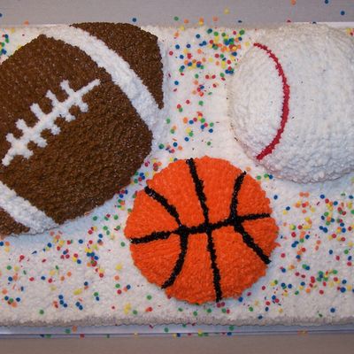 Football, Baseball & Basketball