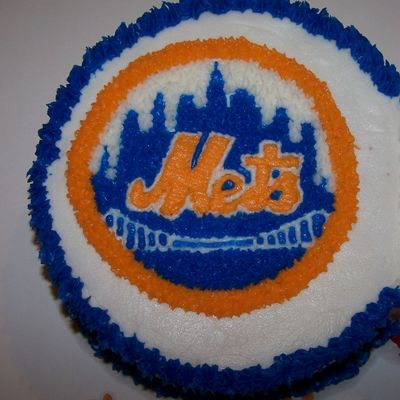 Mets Birthday Cake