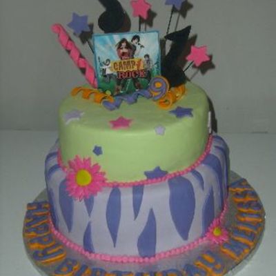 Camp Rock Birthday Cake