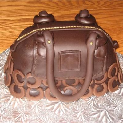 Coach Purse Cake