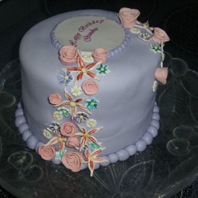 Flower Birthday Cake