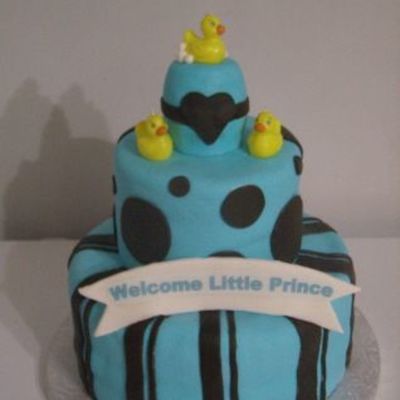 Baby Shower Rubber Duckie Cake