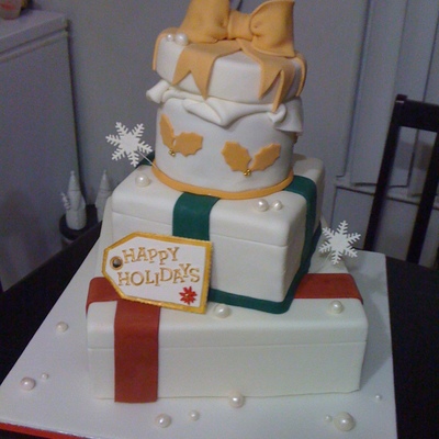 Christmas Stacked Gifts