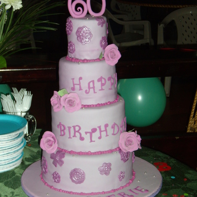 60Th Birthday Cake