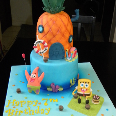 Spongebob Square Pants Birthday Cake