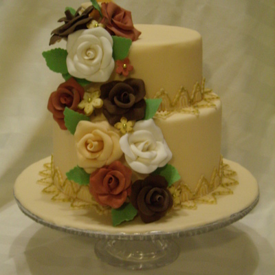 Ivory Wedding Cake