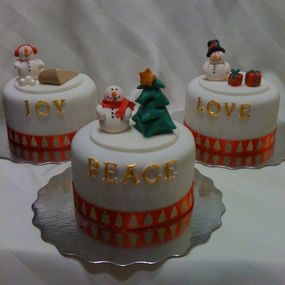 Mini Christmas Cakes