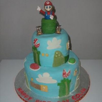 Super Mario Birthday Cake!