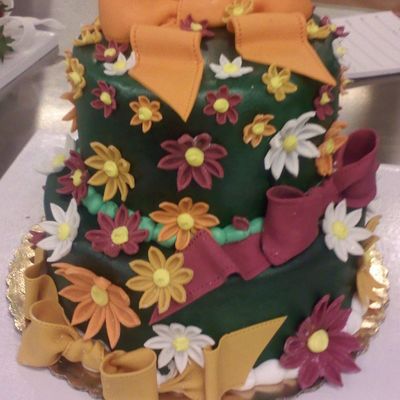 Fall Flowers And Bows