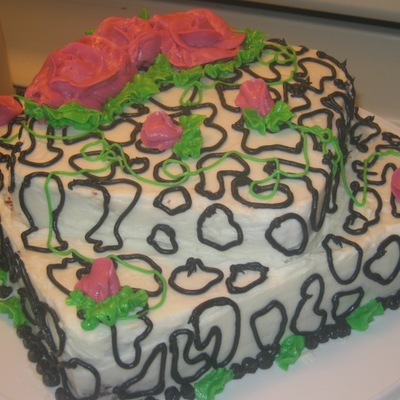 Black And White With Roses