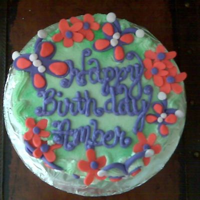 Butterfly Cake With Fondant