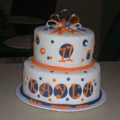 Auburn Birthday Cake