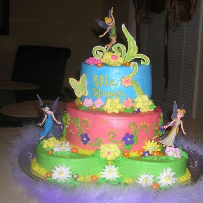 Tinkerbell Cake