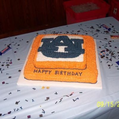Auburn Birthday Cake